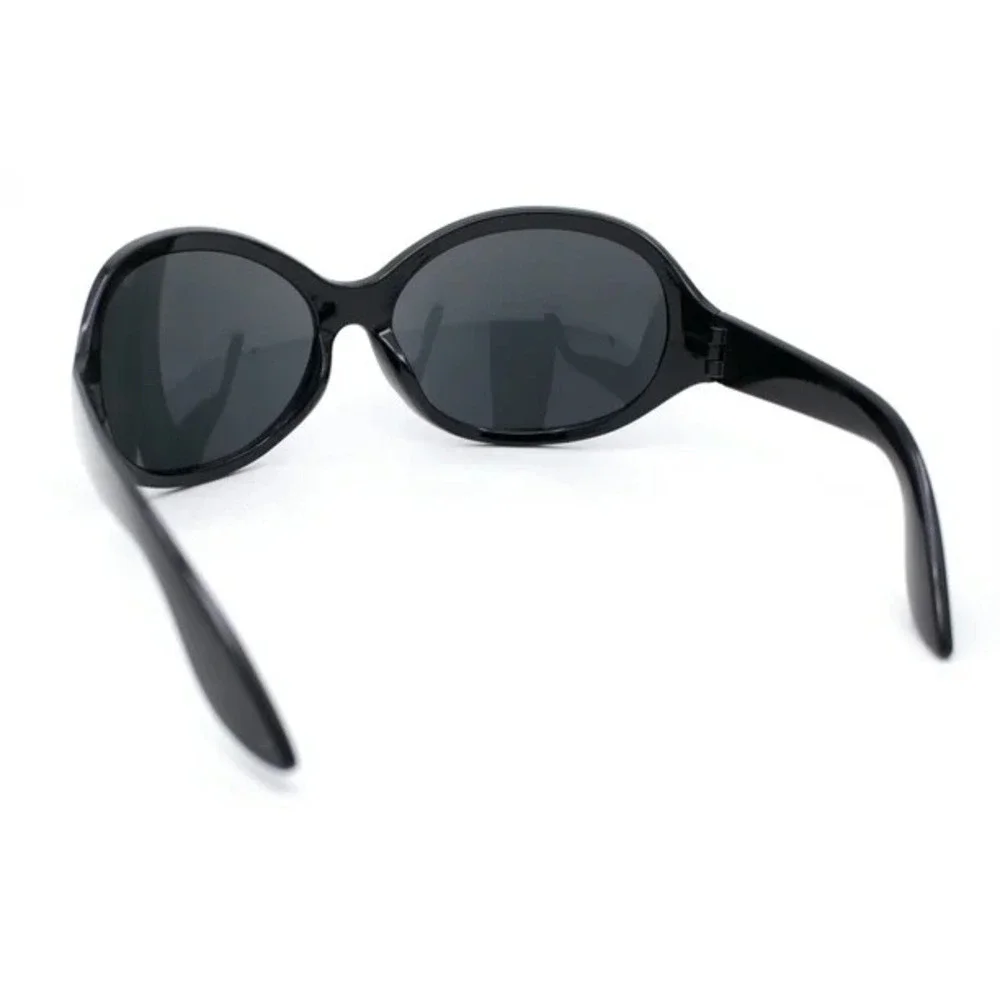Dark Black Lens Sunglasses Hip Hop Cholo Gangs Fashion Trendy Modern Men's Style